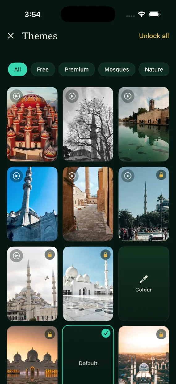 The wallpaper gallery